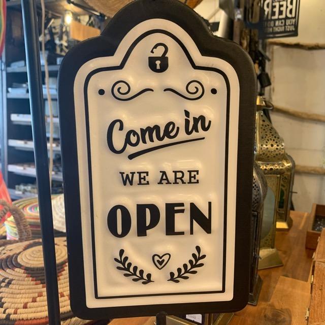 アメリカンクラシック［OPEN / CLOSED テーブルスタンド] 店舗 魅力的