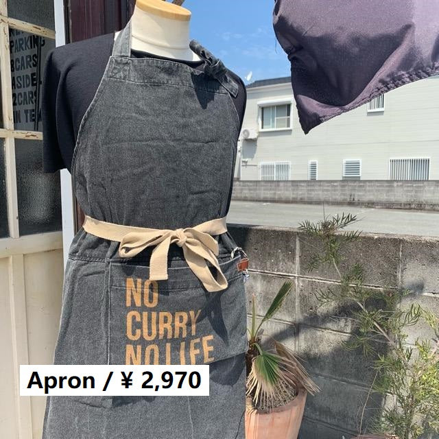 PAPエプロン カレーBK コンパクト パッカブルエプロン 自宅用