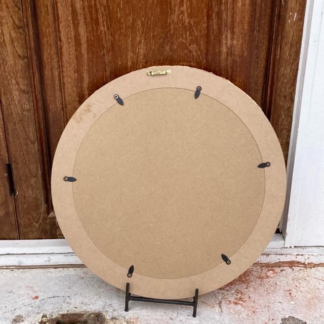 ウォーターヒヤシンスウォールミラー ラウンド 壁掛けミラー