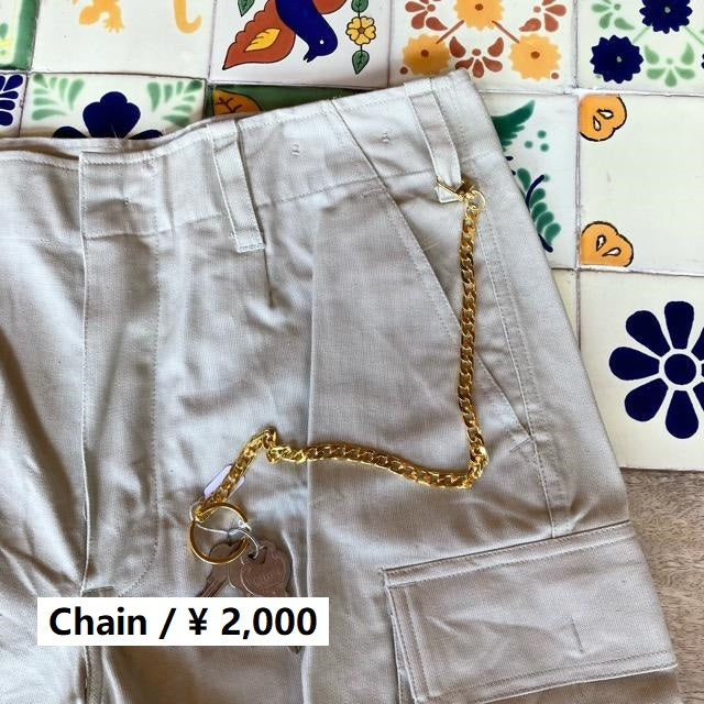 TOPANGA Accessory ゴールドメタルウォレットチェーン TYPE A