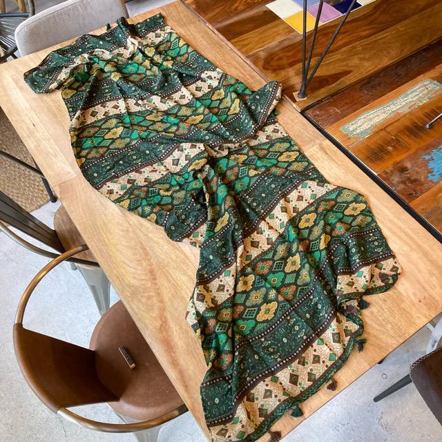 TOPANGA Accessory スムースビッグストール エキゾチック