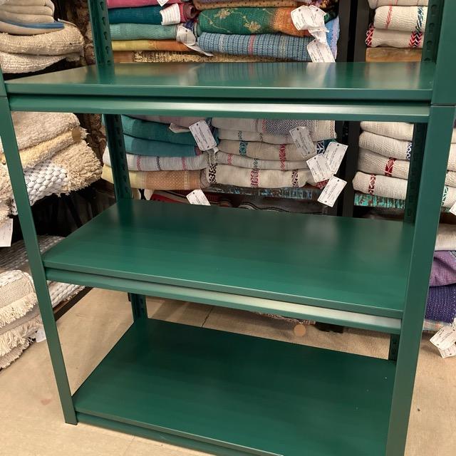 スチール5段シェルフ ダークグリーン 【大型商品】 – BON ETO vikings