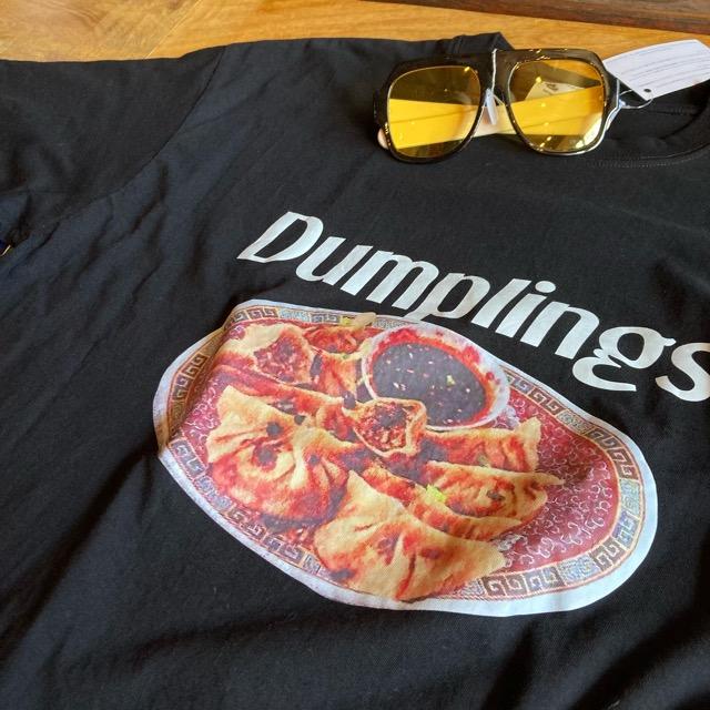 TOPANGA Men's 餃子Tシャツ　ブラック【メール便可】 餃子Tシャツ ブラック【メール便可】 – BON ETO vikings