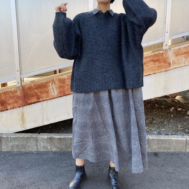 ichi Antiquite's ヘリンボーンスカート(B・グレー)新品未使用 ichi Antiquite´s ヘリンボーンスカート(B・グレー)新品未使用