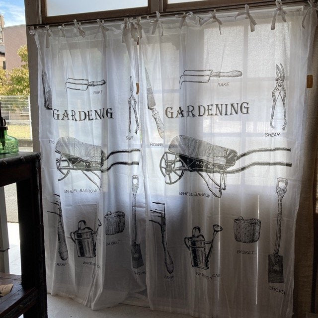 ヴィンテージスタイルカーテン 110x180cm ガーデニング – BON