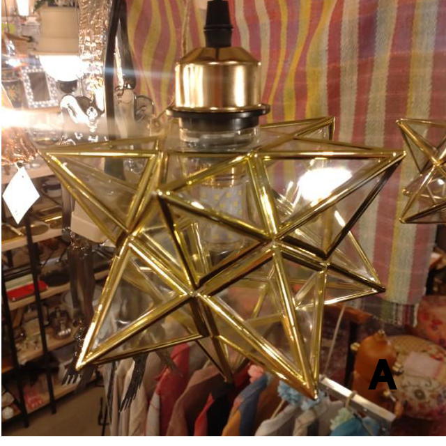 TOPANGA Lighting MOdern Gold Star Pendant Lamp 2Types in Total Dining