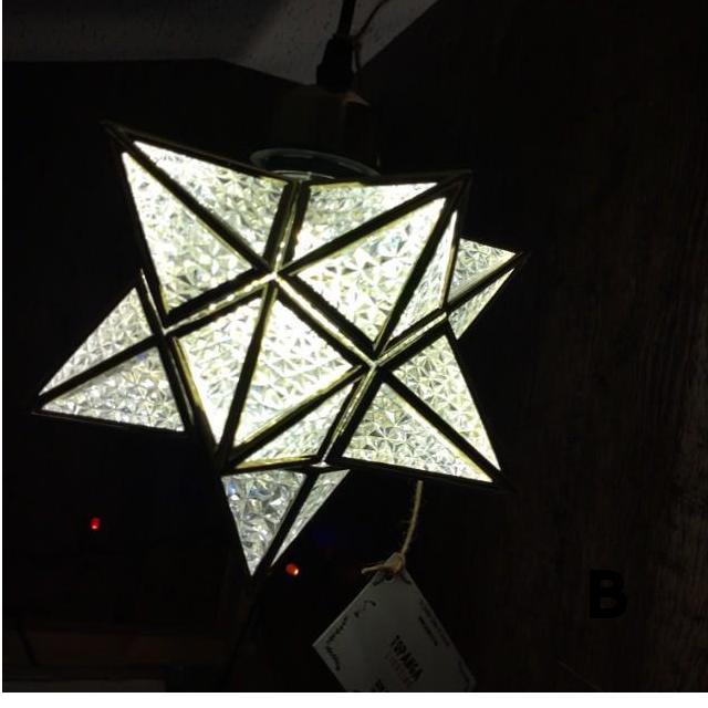 TOPANGA Lighting MOdern Gold Star Pendant Lamp 2Types in Total Dining