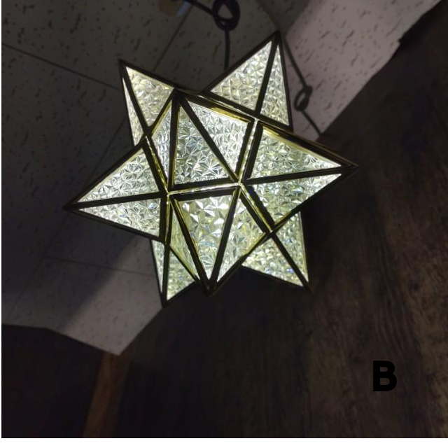 TOPANGA Lighting MOdern Gold Star Pendant Lamp 2Types in Total Dining