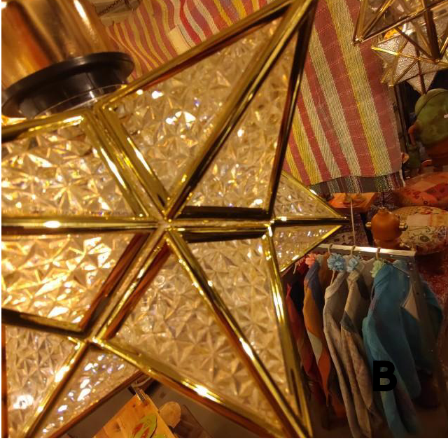 TOPANGA Lighting MOdern Gold Star Pendant Lamp 2Types in Total Dining