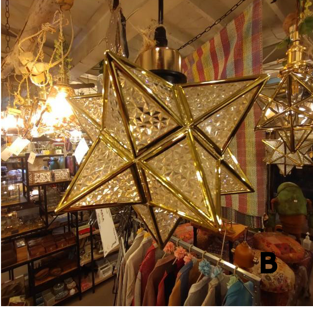 TOPANGA Lighting MOdern Gold Star Pendant Lamp 2Types in Total Dining