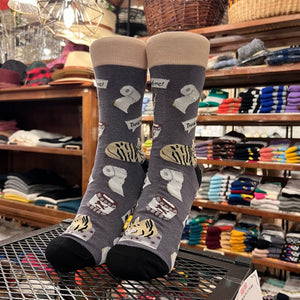 TOPANGA SOCKS Lady's　日常キャットソックス