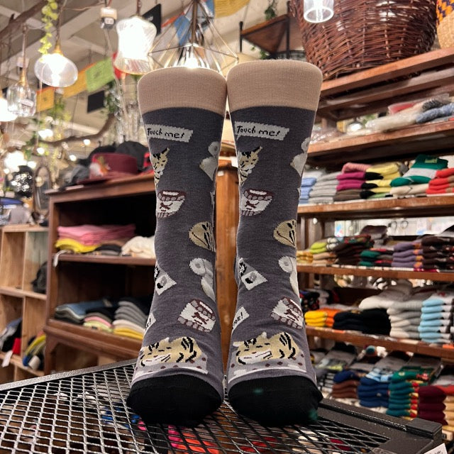 TOPANGA SOCKS Lady's　日常キャットソックス