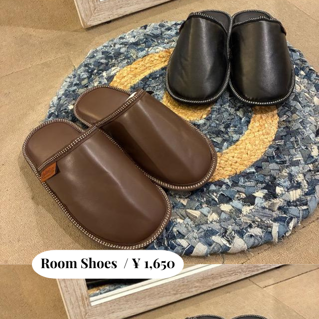 DULTON　ダルトン　ワンタグレザールームシューズ　全2色　PU SLIPPERS EV WOMEN/BROWN　レディース　スリッパ　ブラウン　ブラック　室内履き