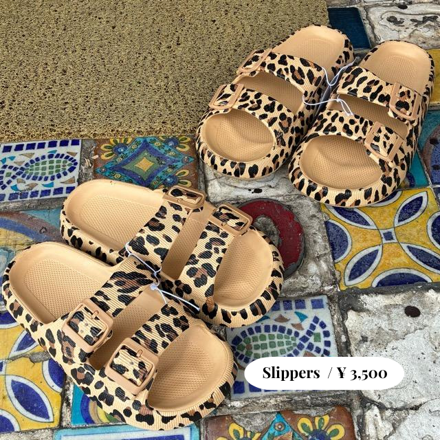 TOPANGA Footwear　レオパードブリージーサンダル　ヒョウ柄　スリッパ　ビーチサンダル　樹脂　EVA　メンズ　レディース　23cm 24cm 25cm 26cm