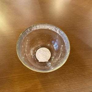 OBO ガラスボウル　9.5cm　ゴールド