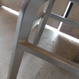 Dalton Aluminum Round Stool, Small, American Style, Cafe Chair, for Home, Garage, Garden Terrace, Living Room, and BBQ