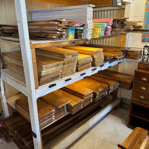 TOPANGA Furniture　マンゴーウッド×メキシコタイル天板　125×73cm　テーブル　天然木　合板　リビング　ダイニング　家具　オリジナル　ハンドメイド　