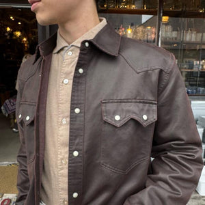 Topanga men’s　レザースタイル　ウェスタンシャツ　フロントポケット　ファッション　メンズ　トップス　コットン　ポリエステル　シャツ　カジュアルコーデ