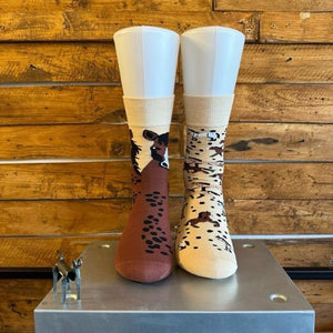 TOPANGA SOCKS Ledy‘s アシンメトリーソックス　ホース　うま　ウマ　馬　靴下　スニーカー　スニーカーソックス　プレゼント　ギフト　