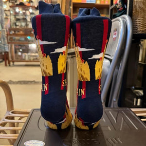 TOPANGA SOCKS Lady's　スペイン　サグラダファミリア　ソックス　世界遺産　海外　旅行　スニーカー　足元ファッション　靴下　ユニーク　プチギフト　