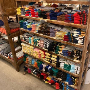 TOPANGA SOCKS Lady's　ひなアヒルの大群　アヒル　ひな　雛　黄色　靴下　ユニーク　足元ファッション　プチギフト　クルーソックス　スニーカー