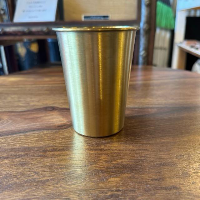 Stainless steel beer cup, gold, stainless steel, cup, lightweight, beer, alcohol, outdoor, camping, tableware, bowl holder, simple, gold, glossy, heat retention, easy to use