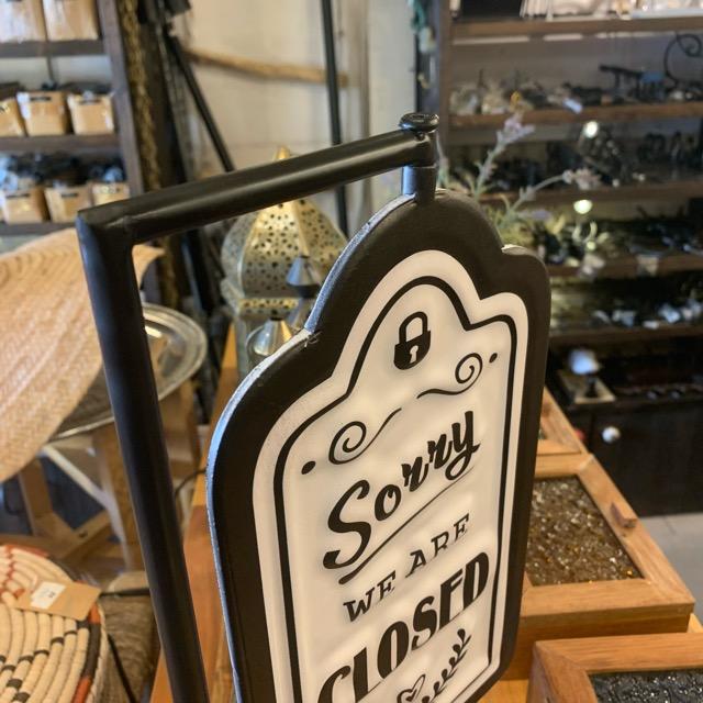 American Classic [OPEN / CLOSED Table Stand] Attractive store OPEN CLOSED Rotating Open Closed Switching Easy