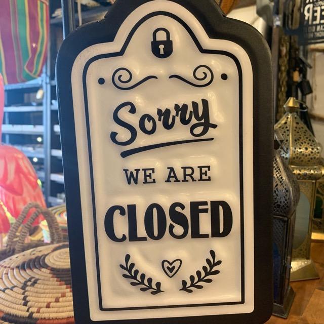 American Classic [OPEN / CLOSED Table Stand] Attractive store OPEN CLOSED Rotating Open Closed Switching Easy