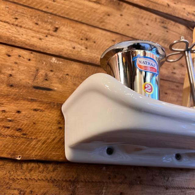 ポーセリン　ビッグソープディッシュ　バスルーム　ウォッシュルーム　バス用品　洗面台　石鹸置き　ポーセリン　陶器