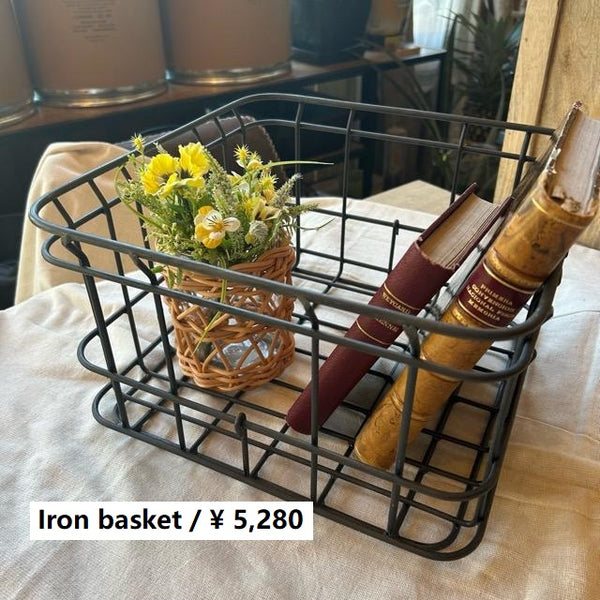 アンティーク アイアン バスケット アイアン バスケット｜アンティーク雑貨｜CHELSEA