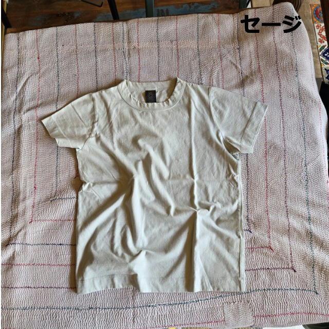 homspun 　ホームスパン　天竺半袖Tシャツ　全８色　サラシ　イエロー　ブラック　カーキ　ダークグリーン　サックス　セージ　ピンク　カットソー　定番　
