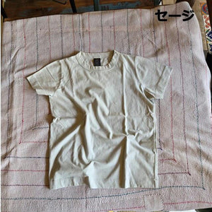 homspun 　ホームスパン　天竺半袖Tシャツ　全８色　サラシ　イエロー　ブラック　カーキ　ダークグリーン　サックス　セージ　ピンク　カットソー　定番　