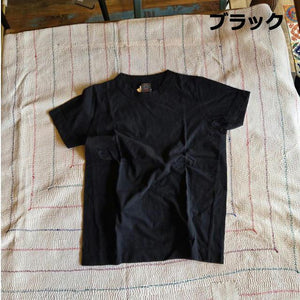 homspun 　ホームスパン　天竺半袖Tシャツ　全８色　サラシ　イエロー　ブラック　カーキ　ダークグリーン　サックス　セージ　ピンク　カットソー　定番　