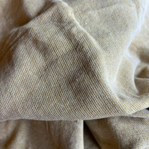 Chambray Curtains Apricot Yellow 110 x 180 cm Interior Curtains Ribbon Type Indian Cotton