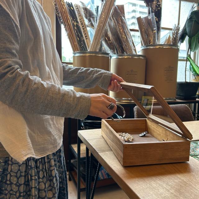 Philippine Pine Stacking Accessory Case, Small Size, for Jewelry and Valuables Display