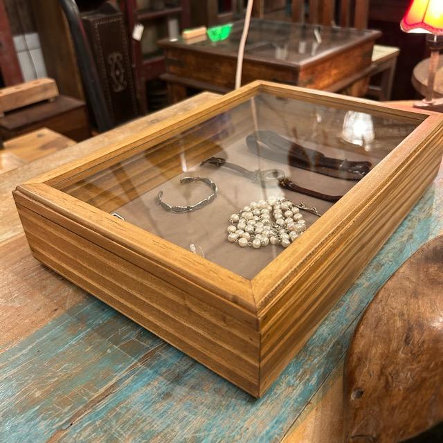 Philippine Pine Stacking Accessory Case Large Size for Jewelry and Valuables Display