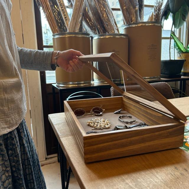 Philippine Pine Stacking Accessory Case Large Size for Jewelry and Valuables Display