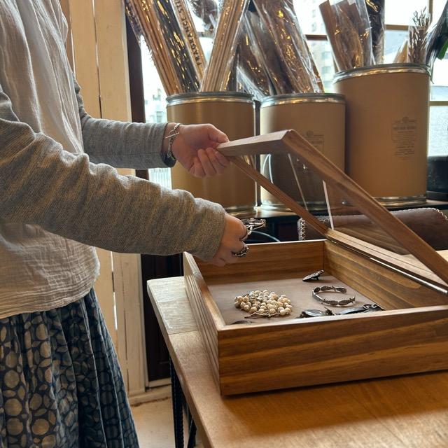 Philippine Pine Stacking Accessory Case Large Size for Jewelry and Valuables Display