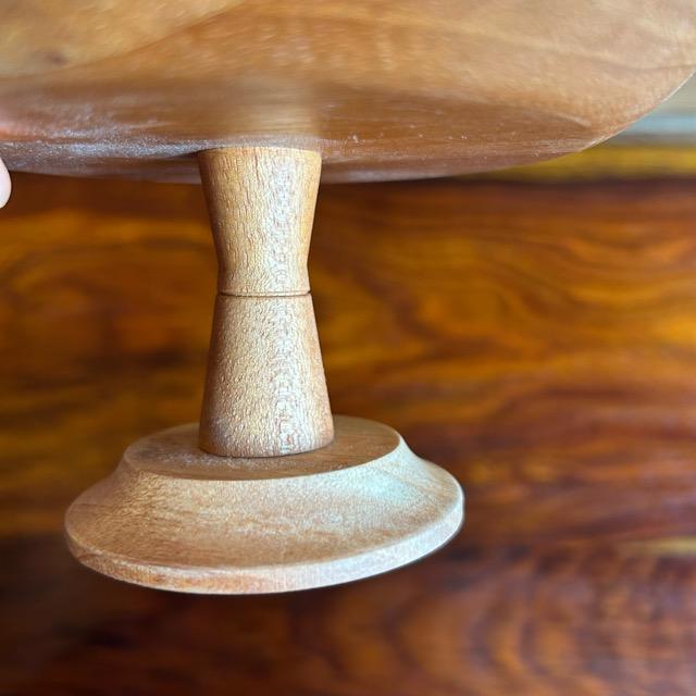 Wooden cake stand, small size, mahogany, accessory stand, storage