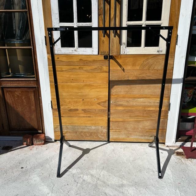 Exhibition Foldable Hanger Rack Black Coat Hanger Coat Hanger Clothes Hanger Clothes Dryer Camping Event Fixtures Marche Fixtures