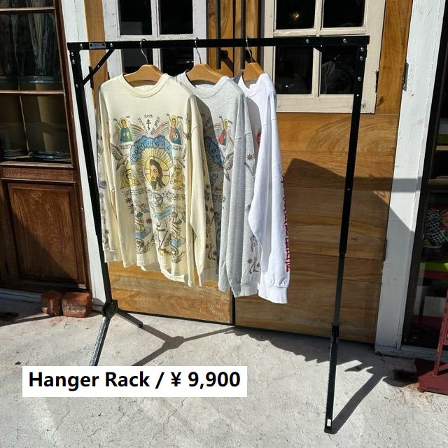 Exhibition Foldable Hanger Rack Black Coat Hanger Coat Hanger Clothes Hanger Clothes Dryer Camping Event Fixtures Marche Fixtures