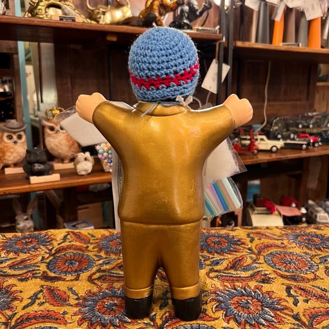 Ekeko doll, large size, available in 3 colors: yellow, green, gold