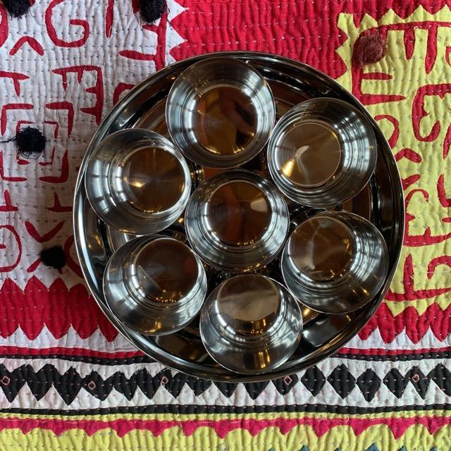 Indian spice box, simple, Asian, ethnic, spices, container, seasoning container, tableware, kitchen