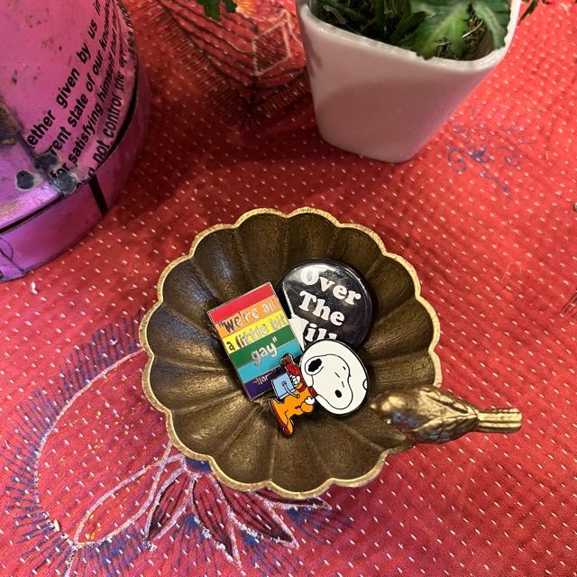 バードアクセサリートレイカップ　ゴールド