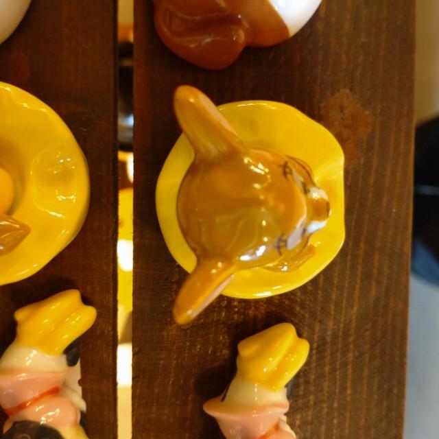 ジェリー立体箸置き　トムとジェリー　ジェリー　インテリア　立体感　陶磁器　催事　イベント　キッチン　