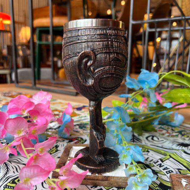 Topanga kitchen　Hawaiian TIKIワイングラス　キッチン　食器　ワイングラス　ハワイ　南国　Tiki　カクテルバー