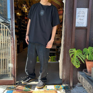 TOPANGA Men's VULTURES Tシャツ　ブラック　ファッション　メンズ　カットソー　半袖　プリントTシャツ