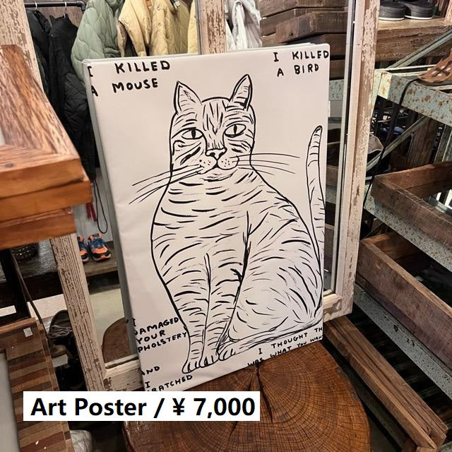 TOPANGA Zakka アートポスター　BAD CAT