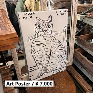 TOPANGA Zakka アートポスター　BAD CAT