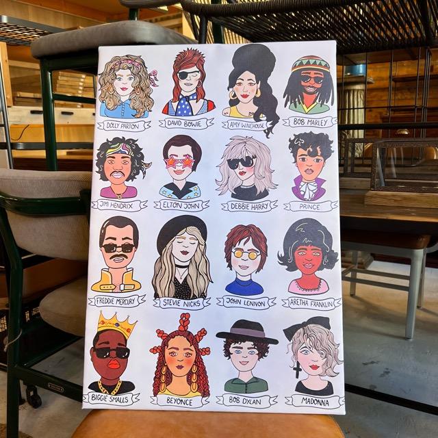 TOPANGA Zakka アートポスター　ALL STAR　インテリア　アートポスター　雑貨　壁飾り　イラスト　絵画
